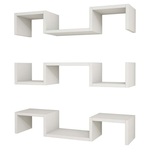 Homemania Wall Shelf Elegant 74.2x22x16.8cm White