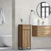 vidaXL Bathroom Cabinet Artisian Oak 40 x 30 x 100 cm Engineered Wood