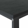 vidaXL Computer Desk Black 110x60x73 cm Engineered Wood