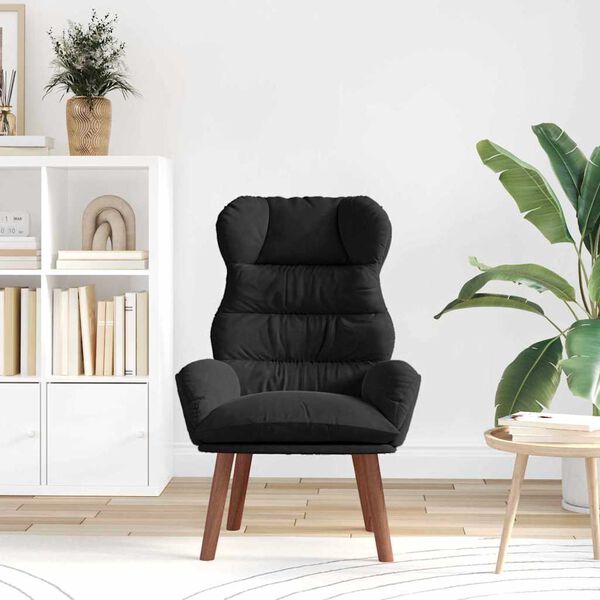 vidaXL Armchair Black 69 x 74 x 93 cm Velvet