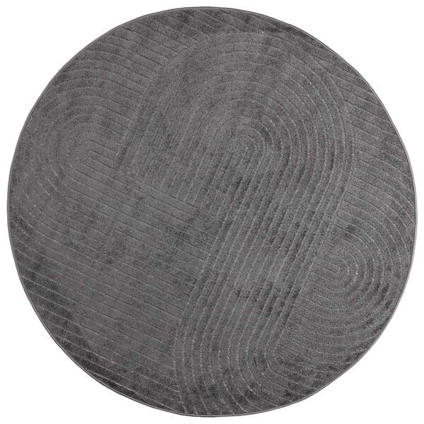 vidaXL Area Rugs Round Anthracite &Oslash; 160 CM