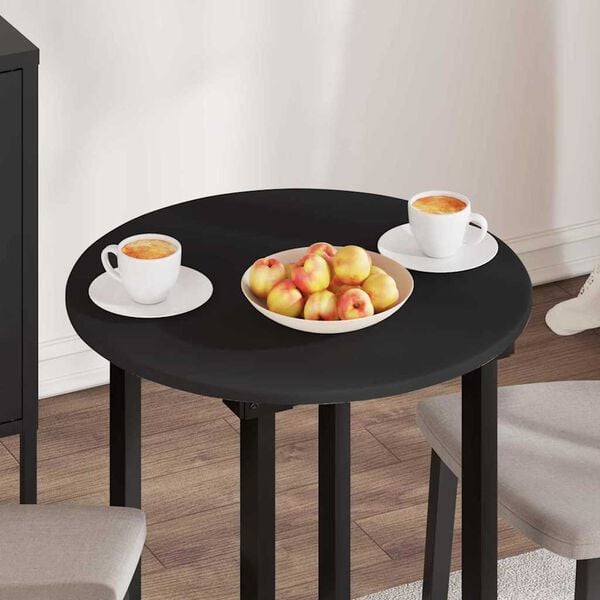 vidaXL Table Top Black 60 x 60 x 1.5 cm Engineered Wood