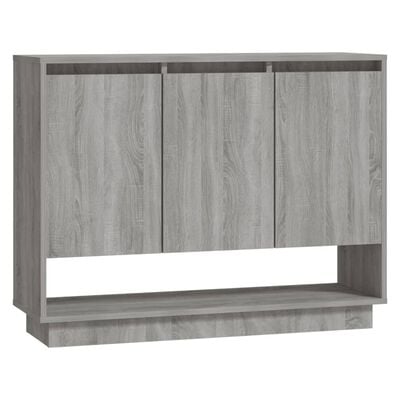 vidaXL Sideboard Grey Sonoma 97x31x75 cm Engineered Wood