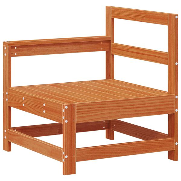 vidaXL Garden Lounge Set 6 pcs Wax Brown Solid Pine Wood