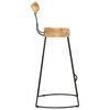 vidaXL Bar Stools 2 pcs 49x43x103 cm Solid Wood Mango