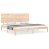 vidaXL Bed Frame without Mattress Super King Size Solid Wood Pine