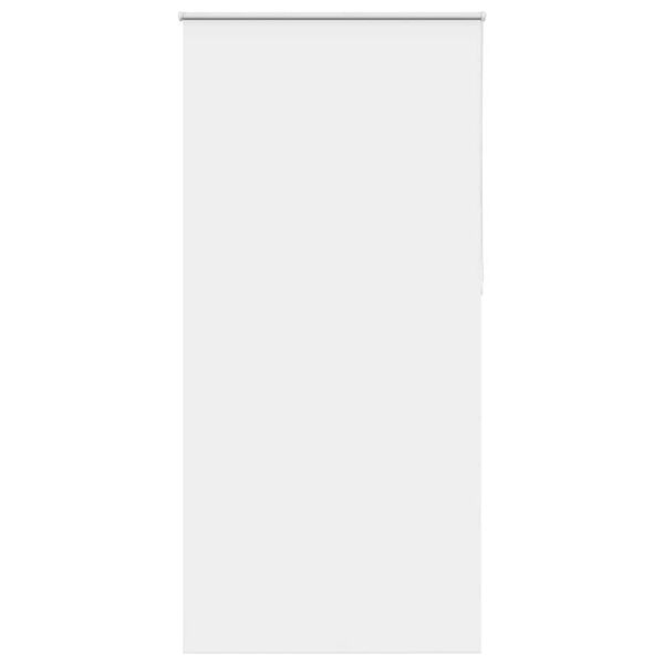 vidaXL Roller Blind Blackout White 100x210 cm Fabric Width 95.7 cm Polyester
