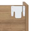 vidaXL Shoe Cabinet 2 pcs Artisan Oak 60 x 18 x 90 cm Engineered Wood