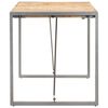 vidaXL Dining Table 140x70x75 cm Solid Rough Mango Wood