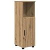 vidaXL Bathroom Cabinet Artisan Oak 30 x 35 x 95 cm