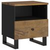 vidaXL Bedside Cabinet Solid Wood Mango&Engineered Wood