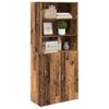 vidaXL Highboard Old Wood 80 x 42.5 x 185 cm Engineered Wood