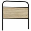 vidaXL Replace Headboard Sonoma Oak 90 cm Steel and Engineered Wood