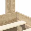 vidaXL Bed Frame with Drawer Sonoma Oak 150 x 200 cm Engineered Wood