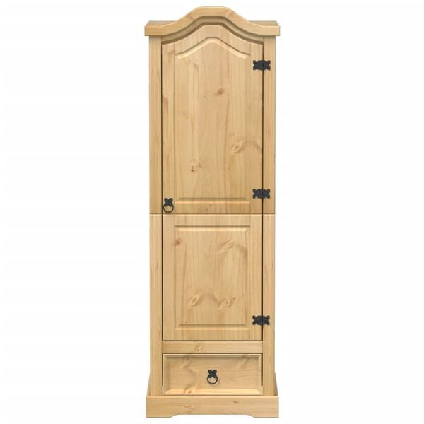 vidaXL Wardrobe Corona 55x52x170 cm Solid Wood Pine