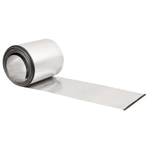 vidaxl Lawn Edging 10 m x 20 cm Galvanised Steel Silver