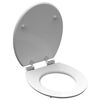 SCH&Uuml;TTE High Gloss Toilet Seat with Soft-Close DIAMOND MDF