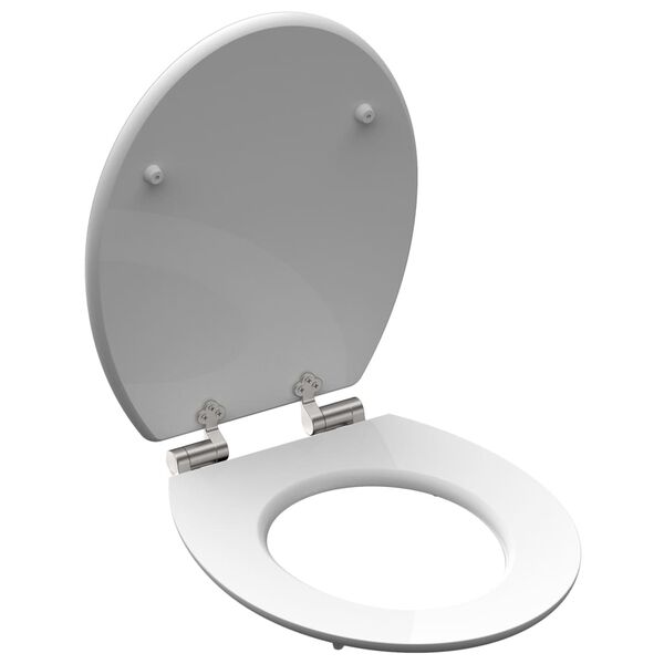 SCH&Uuml;TTE High Gloss Toilet Seat with Soft-Close DIAMOND MDF