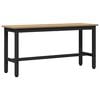 vidaXL Dining Bench 100 x 32.5 x 48.5 cm Engineered Wood and Steel