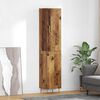 vidaXL Highboard 2 pcs Old Wood Engineered Wood