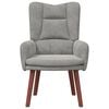 vidaXL Armchair Light Grey 63 x 67 x 94 cm Velvet