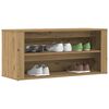 vidaXL Shoe Bench Artisan Oak 100x35x45 cm Engineered Wood