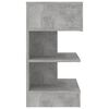 vidaXL Bedside Cabinets 2 pcs Concrete Grey 40x35x65 cm