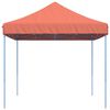 vidaXL Foldable Party Tent Pop-Up Terracotta 440x292x315 cm