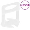 vidaXL Tile Levelling Clips 2500 pcs 1,5 mm