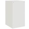 vidaXL Bedside Cabinets 2 pcs White 34.5x39x62 cm Steel