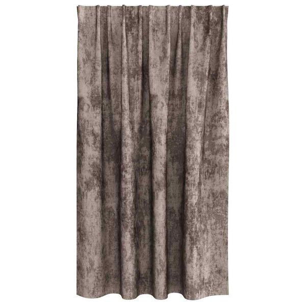 vidaXL Velvet Curtains 2 pcs Cappuccino 140 x 140 cm Velvet