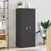 vidaXL Storage Cabinet Black 60 x 40 x 140 cm Cold-Rolled Steel
