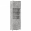 vidaXL Highboard Concrete Grey 80x42,5x249 cm Engineered Wood