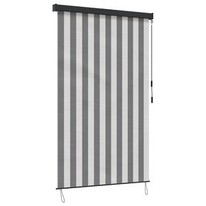 vidaXL Roller Blind Anthracite and White 180 x 250 cm