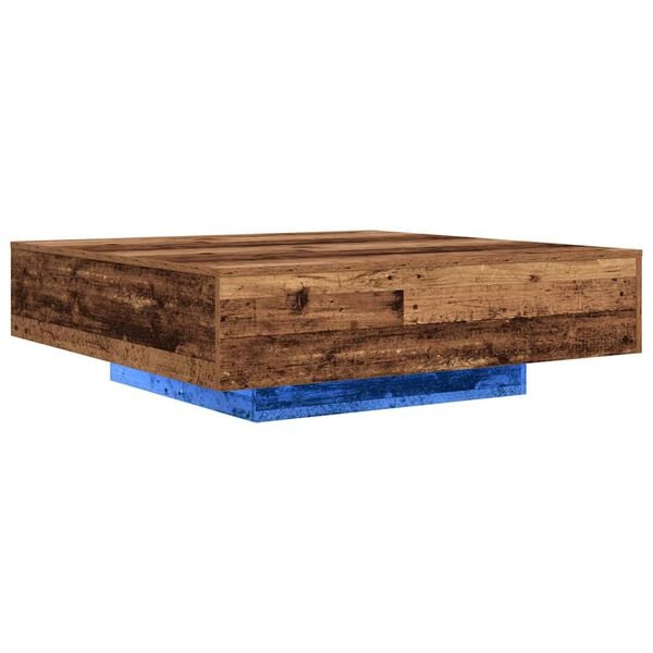 vidaXL Coffee Table Old Wood 100 x 100 x 31 cm Engineered Wood