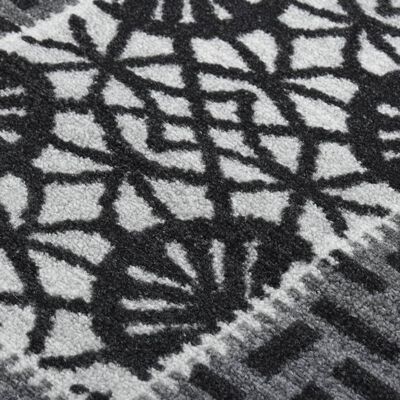 vidaXL Carpet Runner Black 80x350 cm