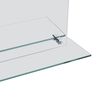 vidaXL Wall Mirror with Shelf 20x40 cm Tempered Glass