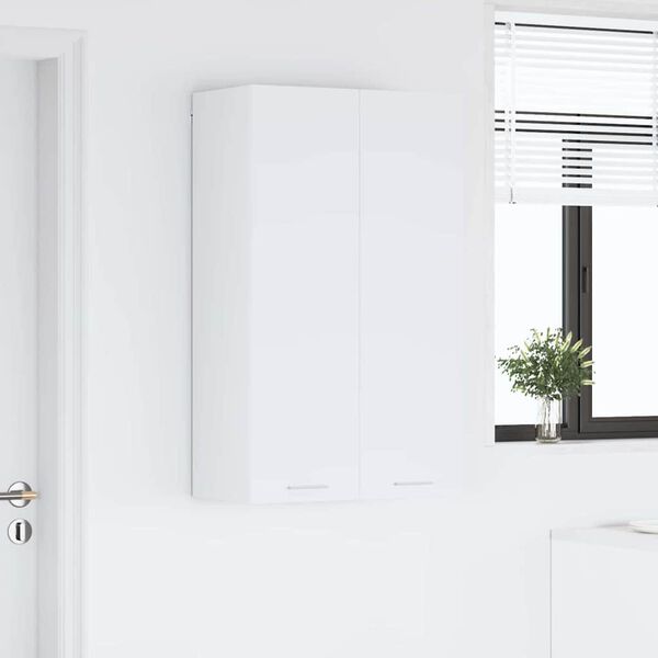 vidaXL Hanging Cabinet White 60 x 31 x 100 cm Engineered Wood