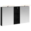 vidaXL Bathroom Cabinet Set 3 pcs 130 x 14.5 x 70 cm Engineered wood