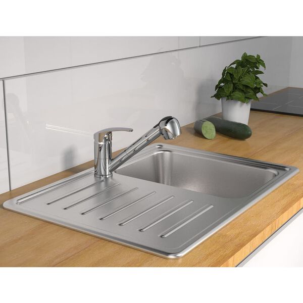 SCH&Uuml;TTE Sink Mixer with Pull-out Spray DIZIANI Chrome