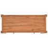 vidaXL Desk with 2 Drawers 100x40x75 cm Teak Wood