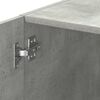 vidaXL Slim Storage Cabinet Concrete Grey 30x42.5x225 cm Engineered Wood