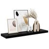 vidaXL Floating Wall Shelf High Gloss Black 90x23.5x3.8 cm MDF