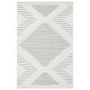 vidaXL Rug Dark Grey 160x230 cm Cotton