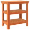 vidaXL Work Bench with Shelf 78.5 x 50 x 80 cm Solid Pine Wood