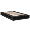 vidaXL Bed Frame without Mattress Black 120x200 cm