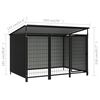 vidaXL Outdoor Dog Kennel 193x133x116 cm