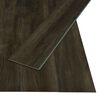 vidaXL Click Floor 3.51 m² 4 mm PVC Dark Brown