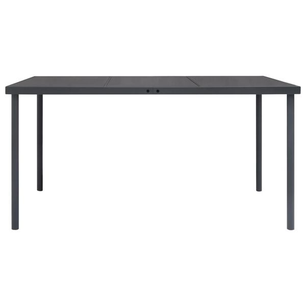 vidaXL 5 Piece Outdoor Dining Set Steel