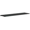vidaXL Window Sill Black with Wood Grain 140 x 45 x 4.5 cm PVC